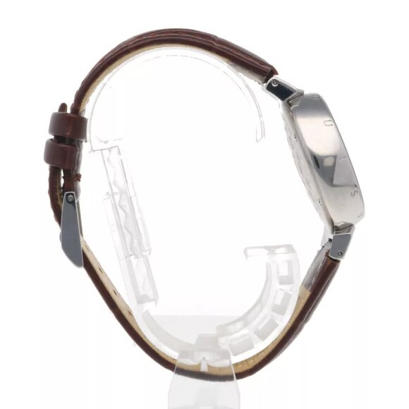 LOUIS VUITTON Tambour MM Watches QA071Z Stainless Steel Monogram used - Picture 7 of 9